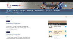 Desktop Screenshot of juniorhandball.no